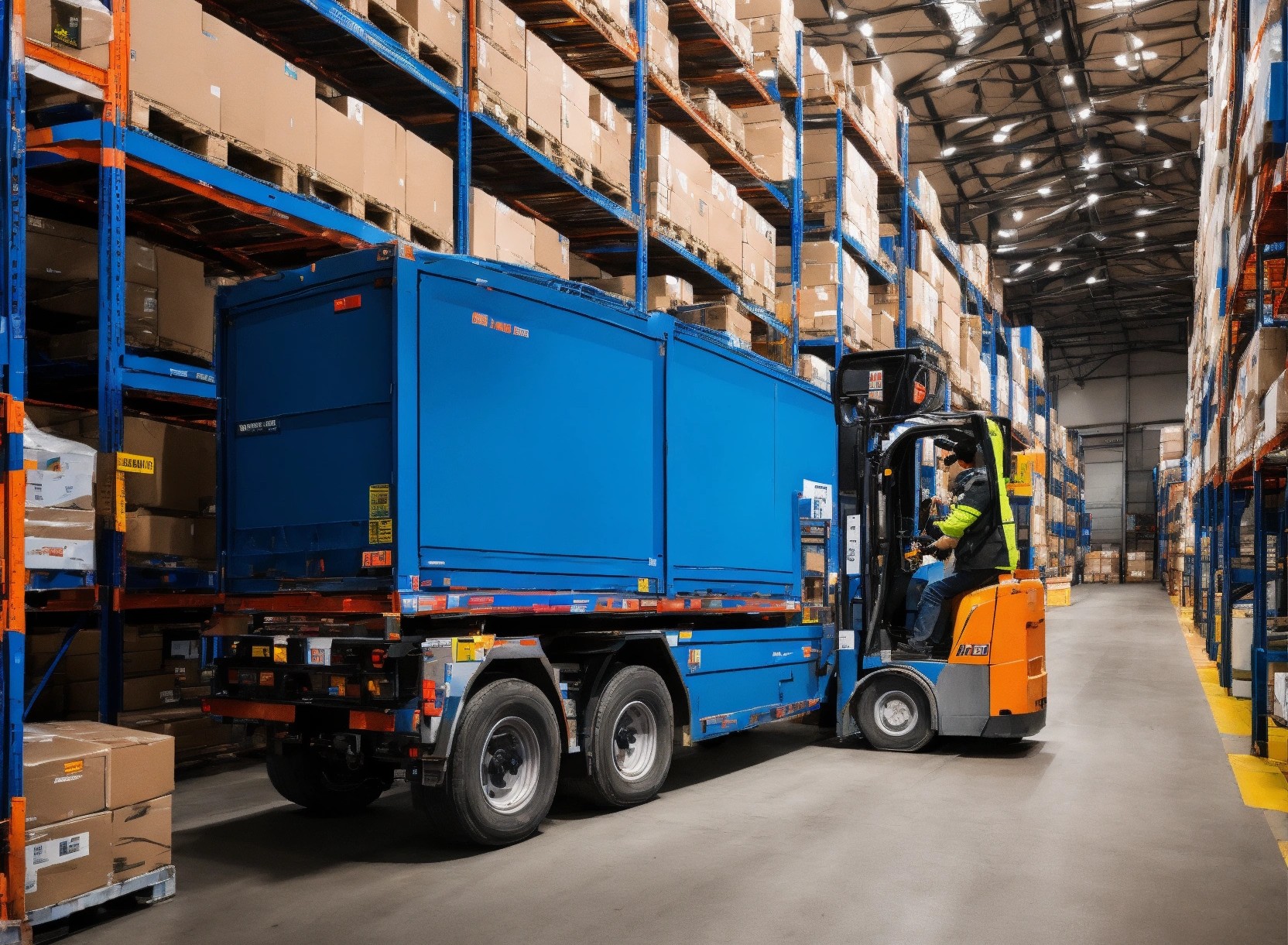 Study the growth of the logistics industry in India. 